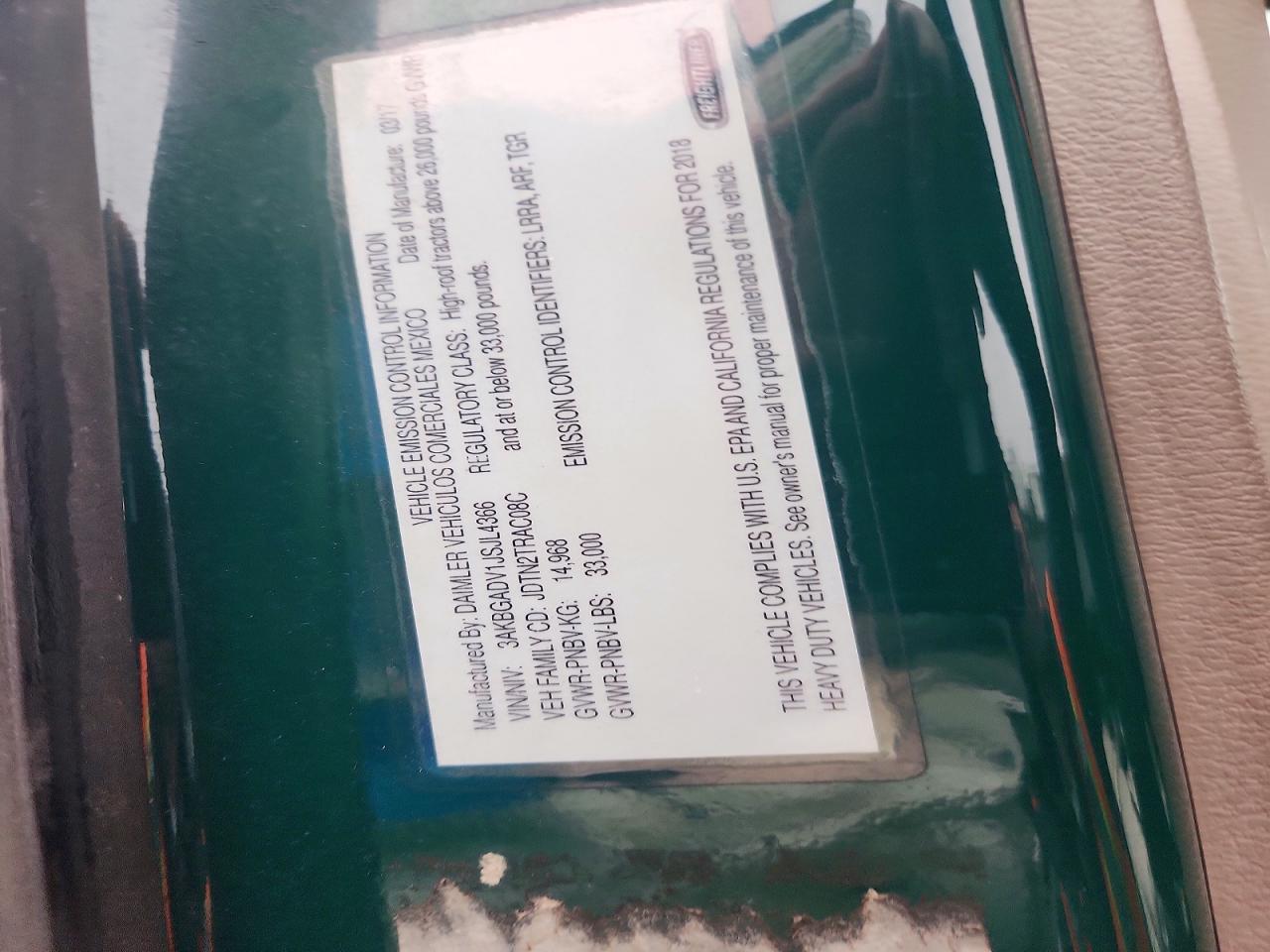 2018 Freigliner 2018 Freightliner Cascadia 113 Semi Truck