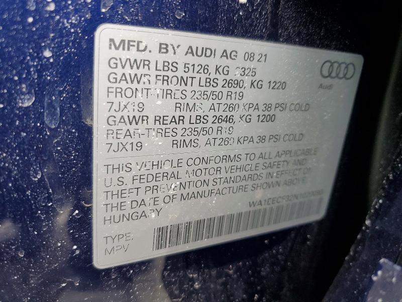 2022 Audi Q3 Premium Plus s Line 45