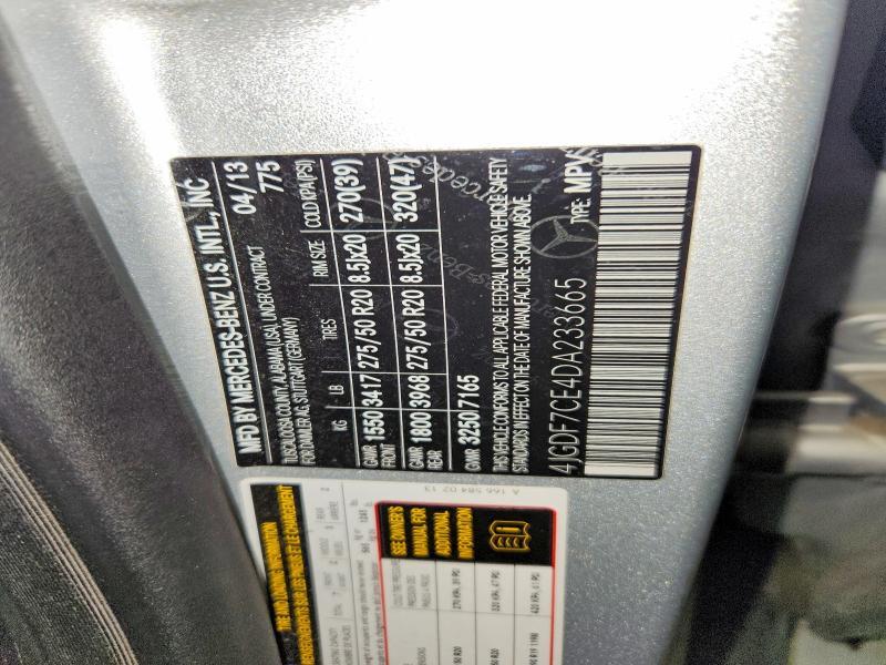 2013 Mercedes-Benz Gl 450 4matic