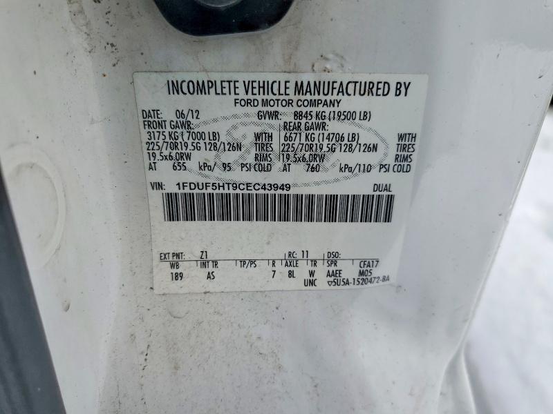 2012 Ford F550 Super Duty Refrigerated BOX Truck