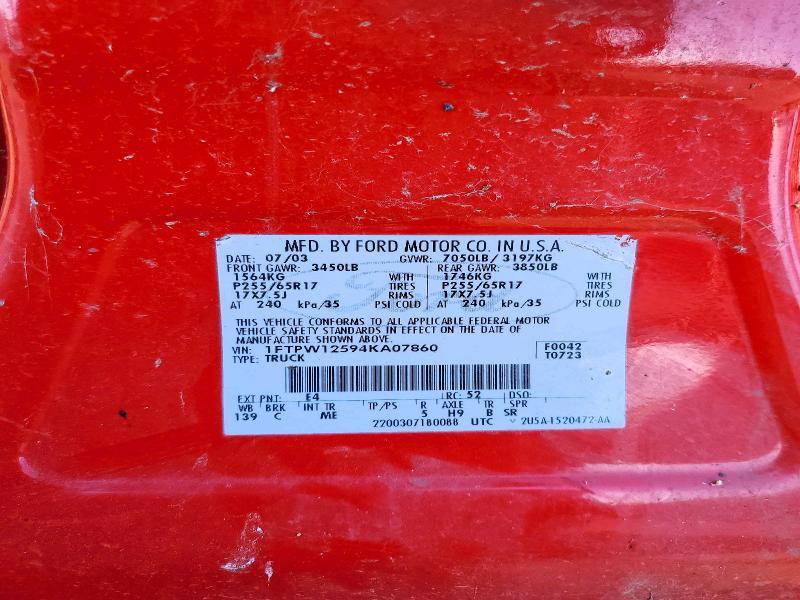 2004 Ford F150 Supercrew