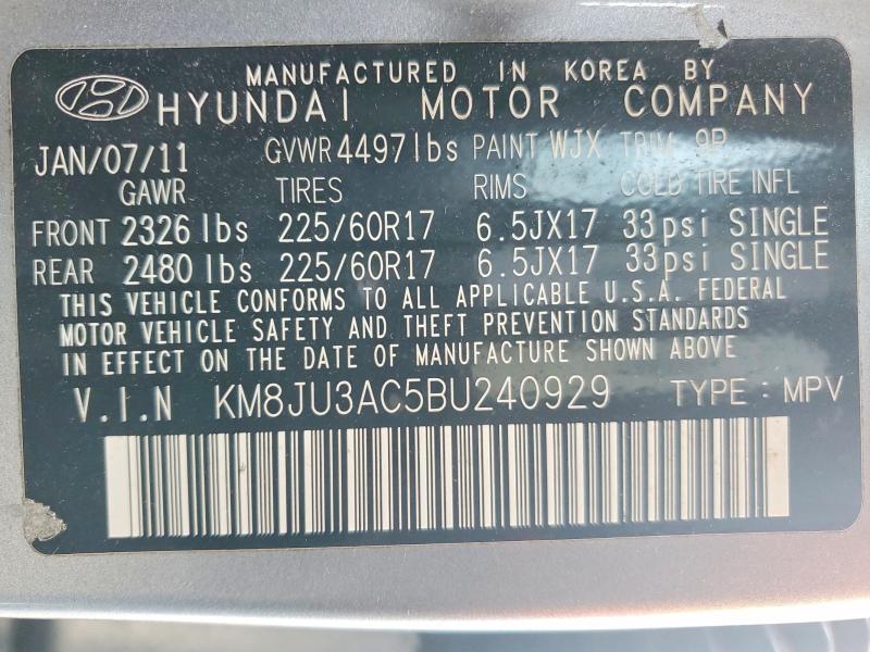 2011 Hyundai Tucson gls