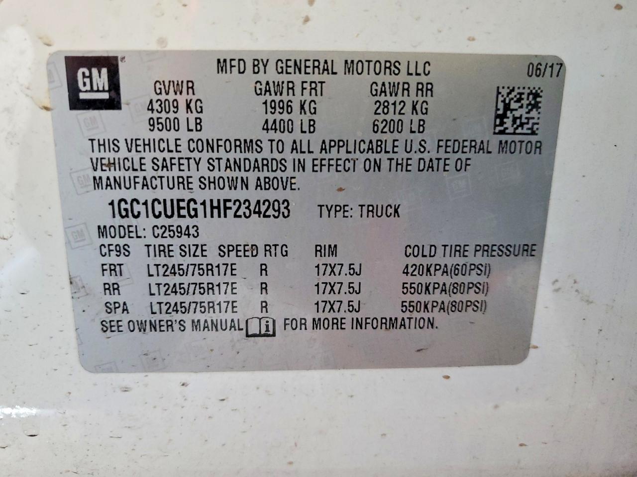 2017 Chevrolet Silverado C2500 Heavy Duty