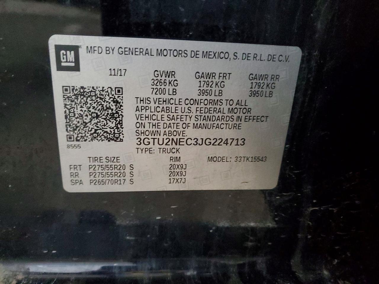 2018 GMC Sierra K1500 SLT