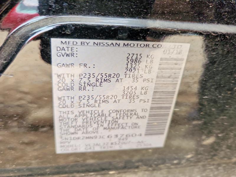 2018 Nissan Pathfinder Platinum