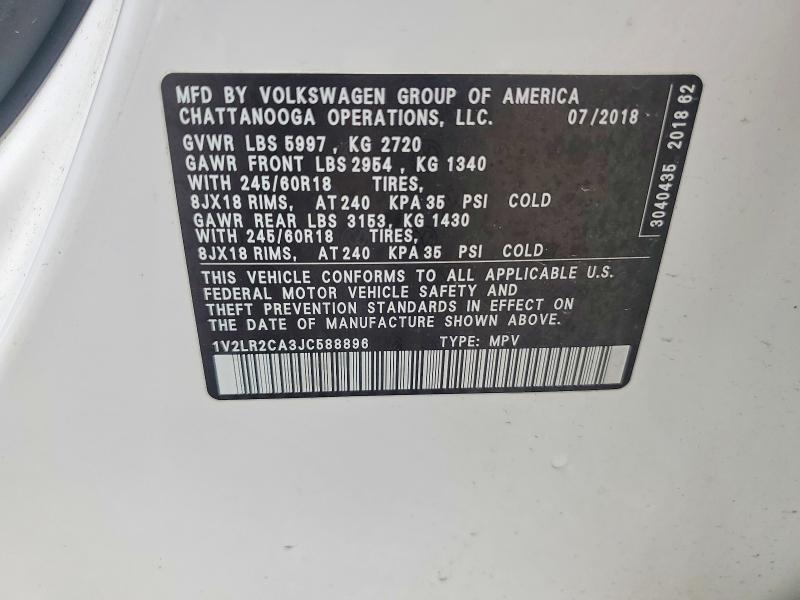2018 Volkswagen Atlas se