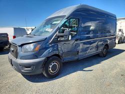 Salvage trucks for sale at San Diego, CA auction: 2021 Ford Transit T-250