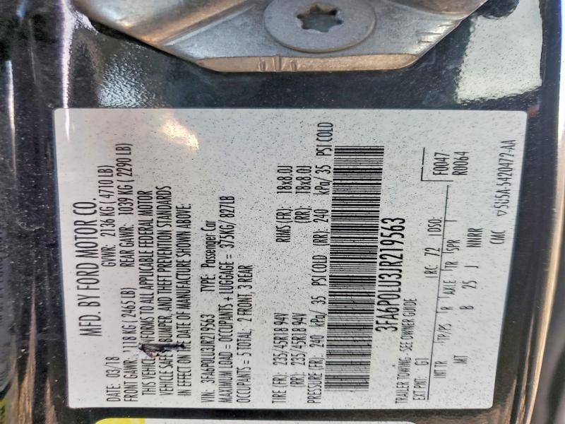 2018 Ford Fusion se Hybrid