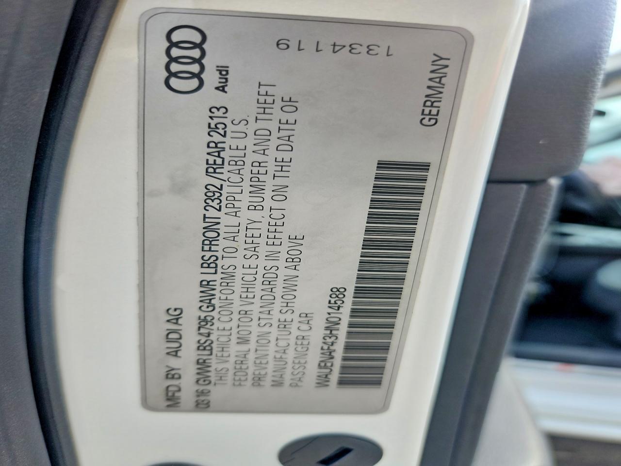 2017 Audi A4 Premium Plus