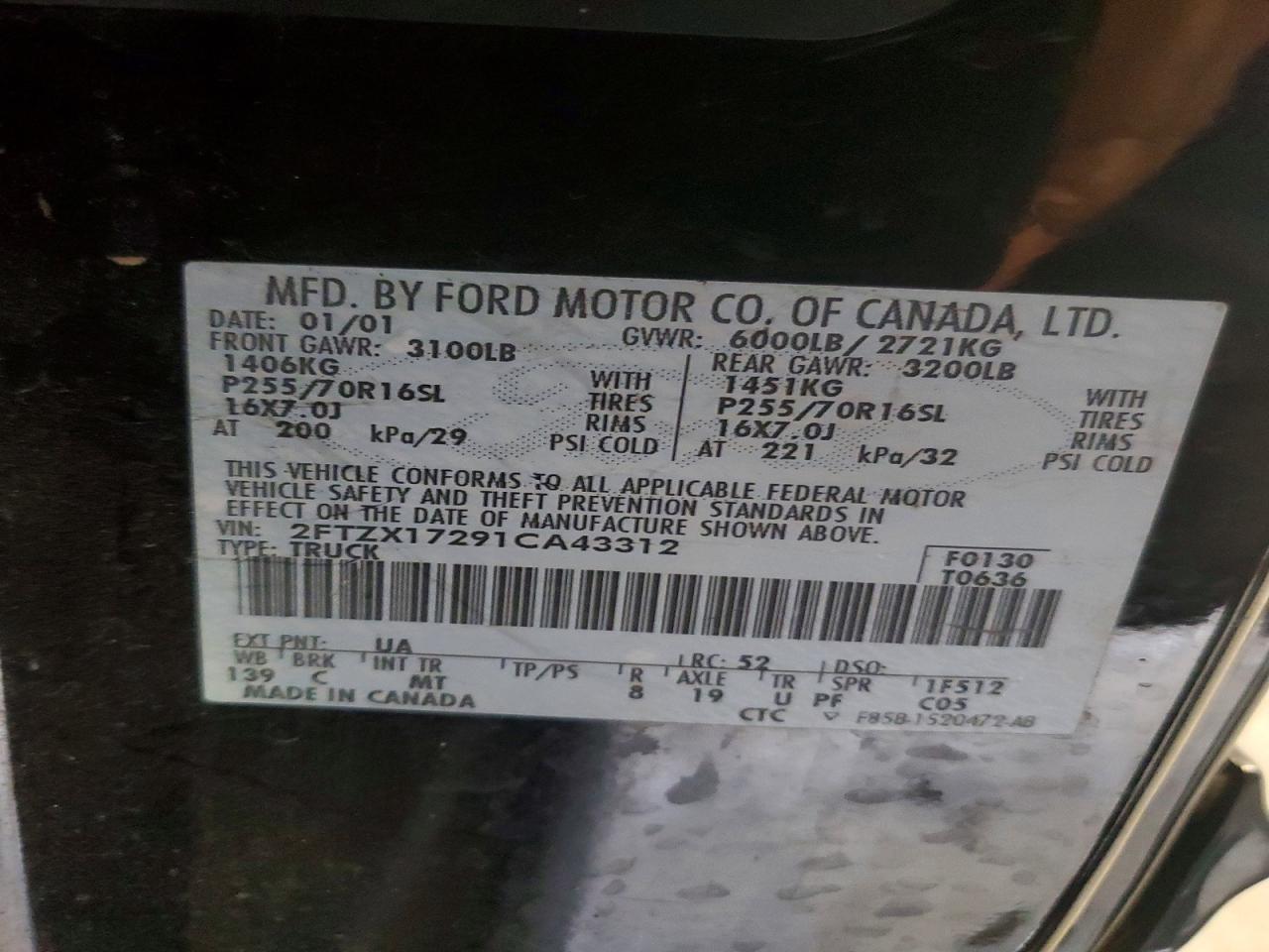 2001 Ford F150