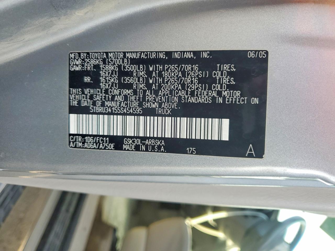 2005 Toyota Tundra SR5