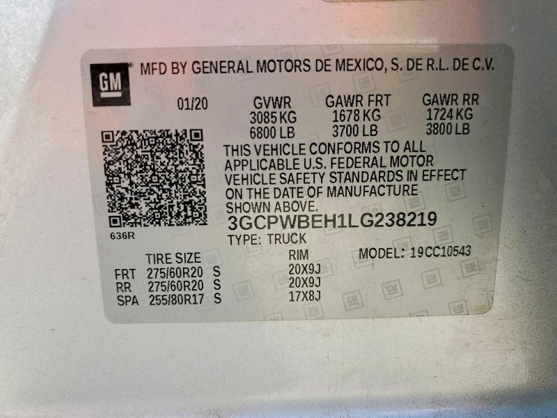 2020 Chevrolet Silverado C1500 Custom