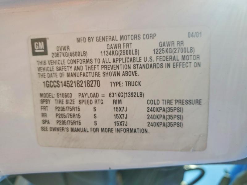 2001 Chevrolet S Truck S10