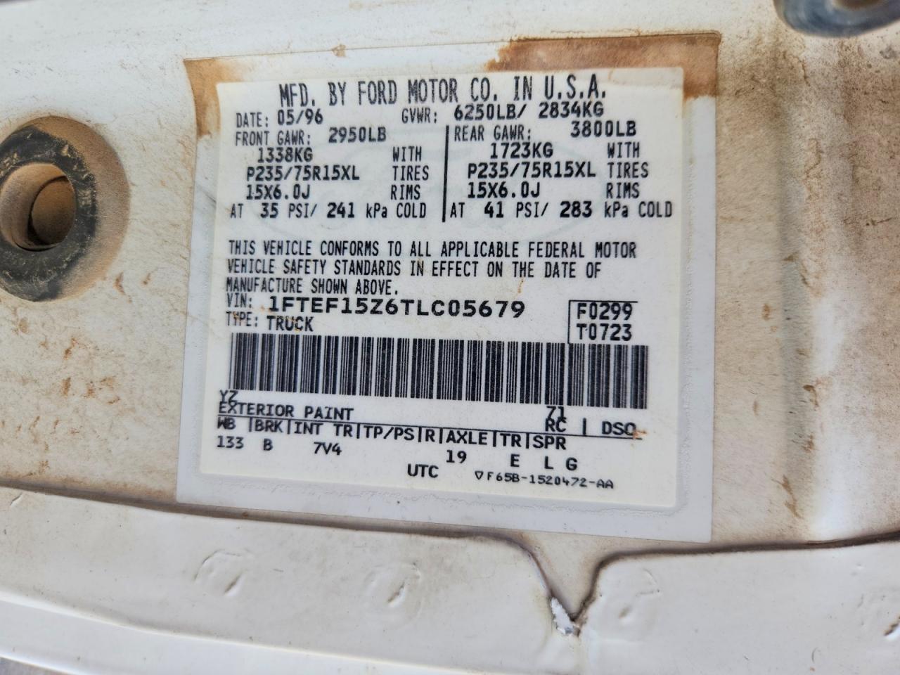 1996 Ford F150