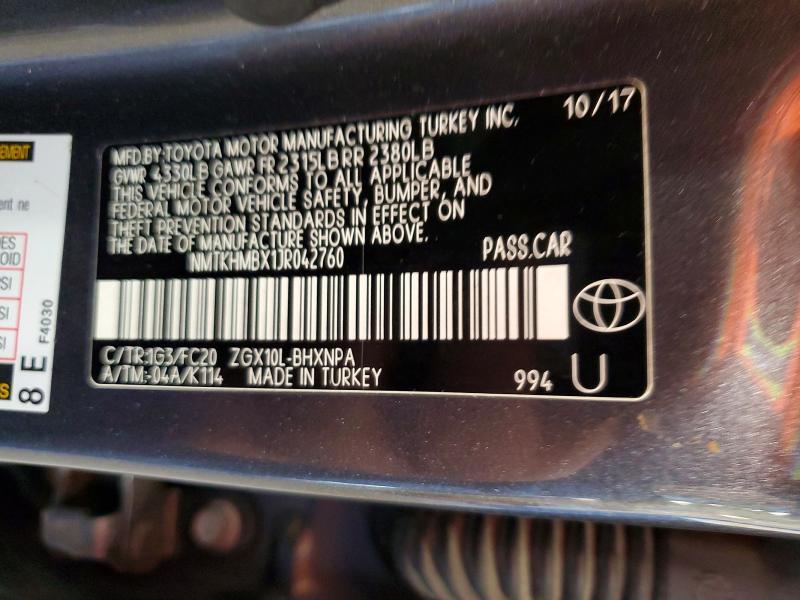 2018 Toyota C-hr xle