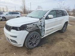 Jeep salvage cars for sale: 2020 Jeep Grand Cherokee Overland