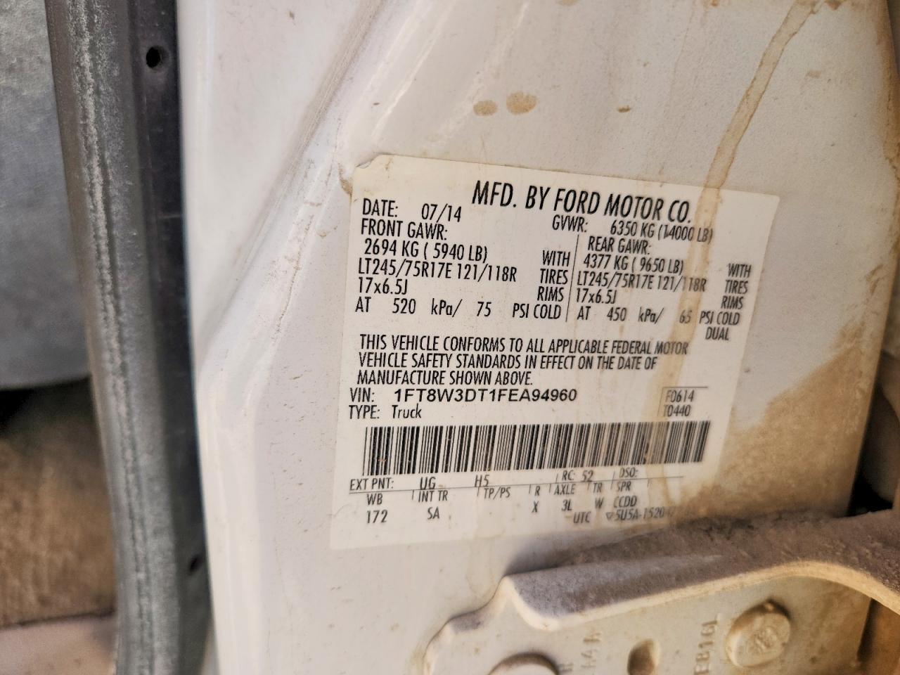 2015 Ford F350 Super Duty