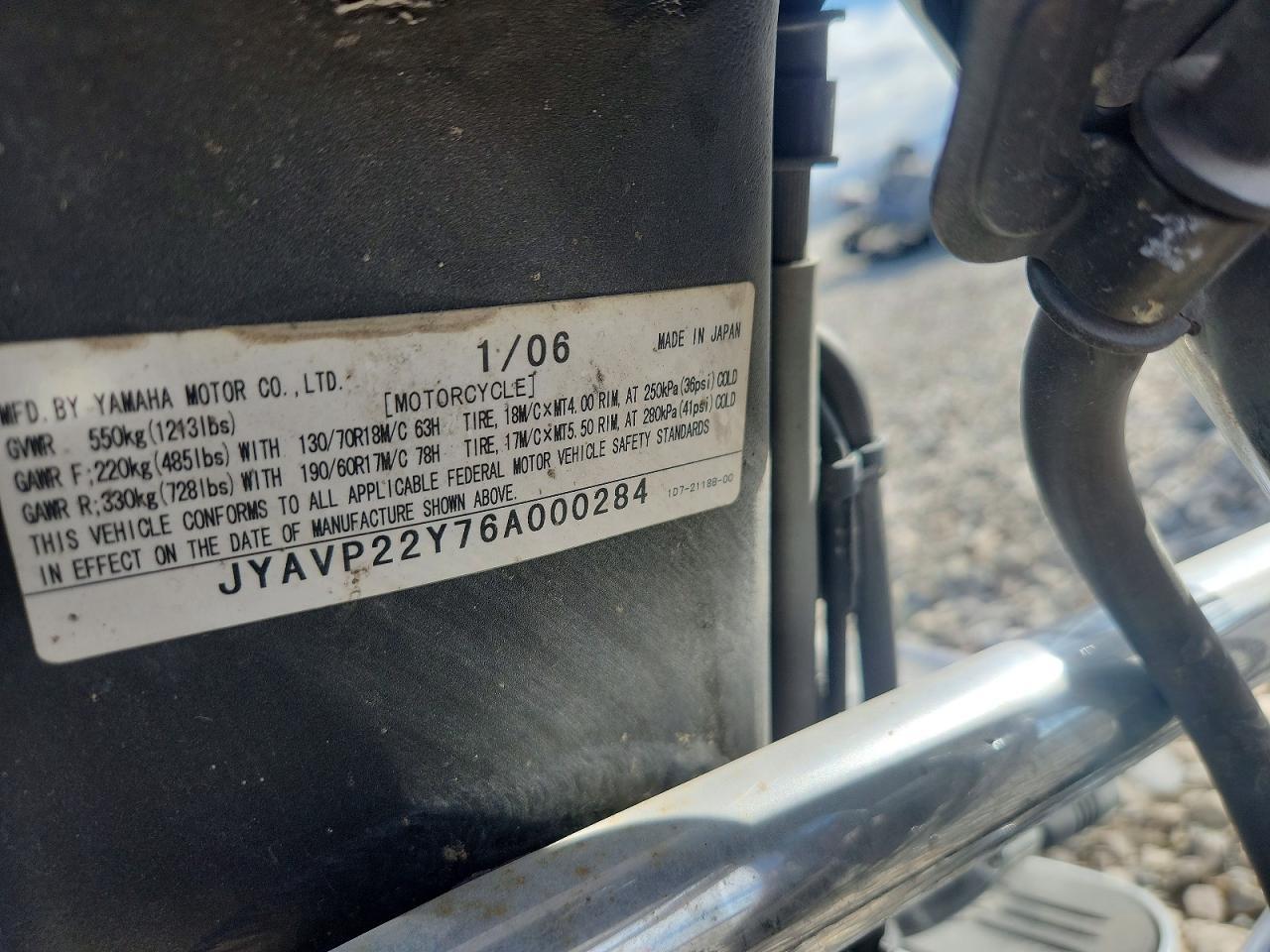 2006 Yamaha XV1900 CTC
