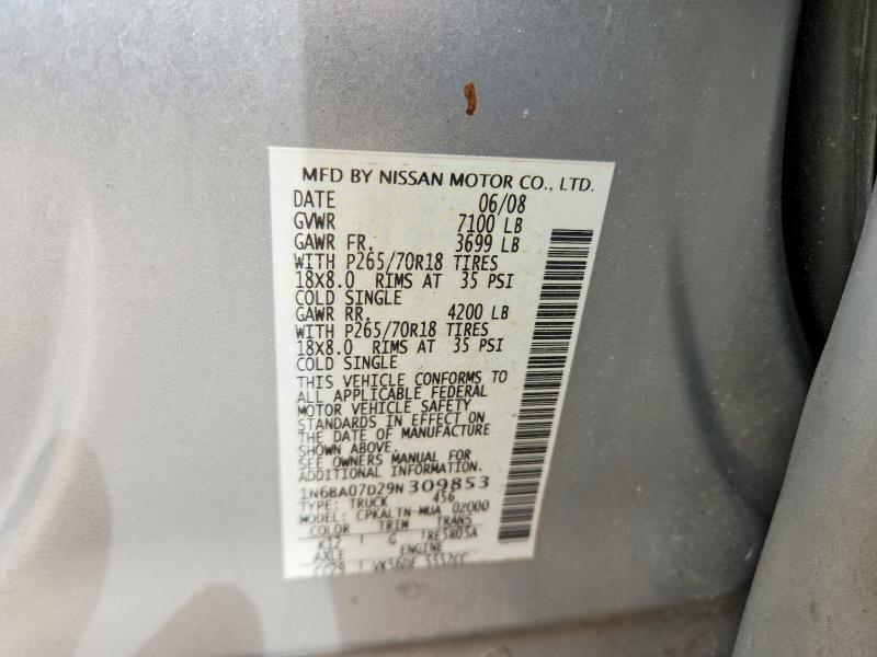 2009 Nissan Titan XE FFV