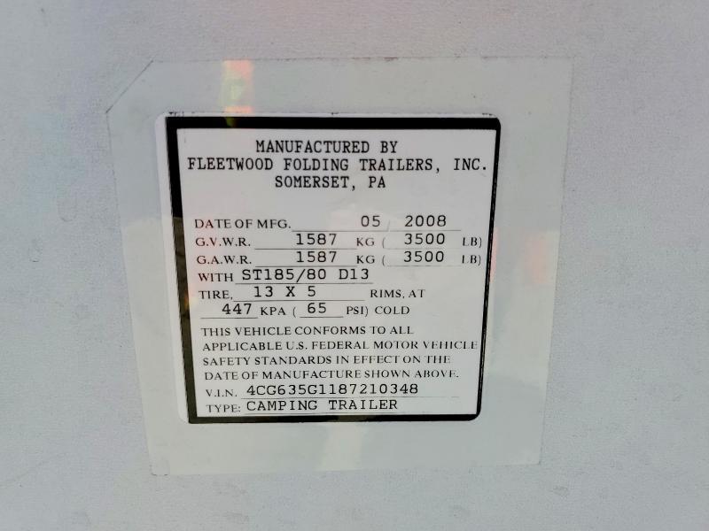 2008 Fleetwood Pop-up Camper