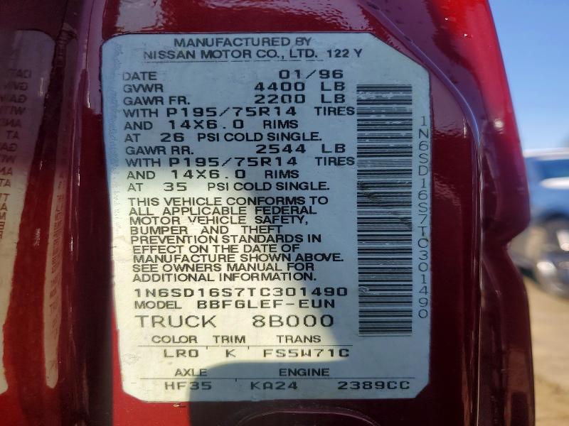 1996 Nissan Truck XE