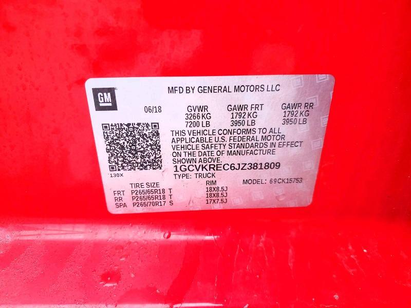 2018 Chevrolet Silverado K1500 LT