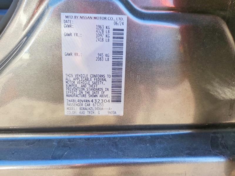 2024 Nissan Altima 2.5 sv