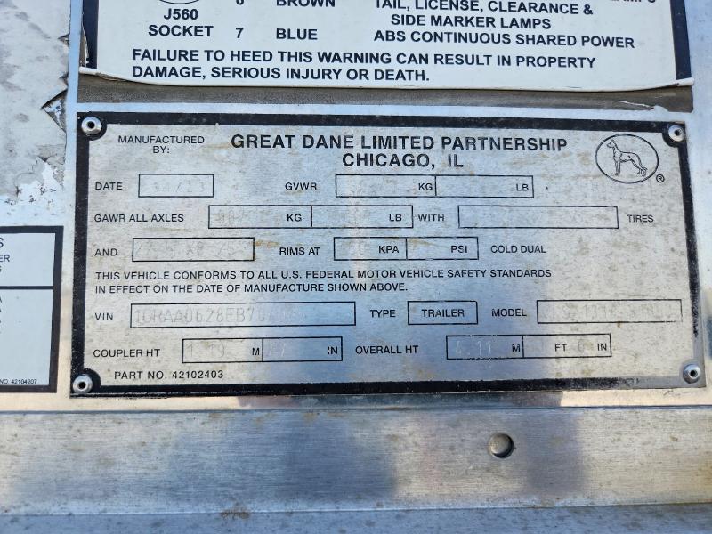 2014 Great Dane 2014 Great Dane DRY Van Trailer