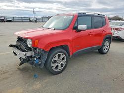 Jeep salvage cars for sale: 2016 Jeep Renegade Limited
