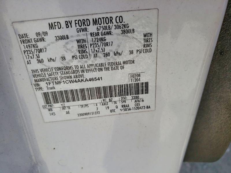 2010 Ford F150