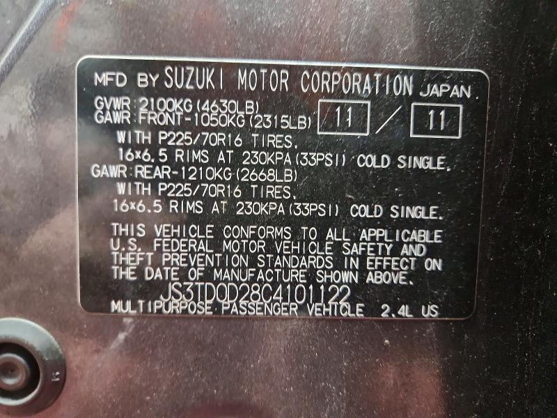 2012 Suzuki Grand Vitara Premium
