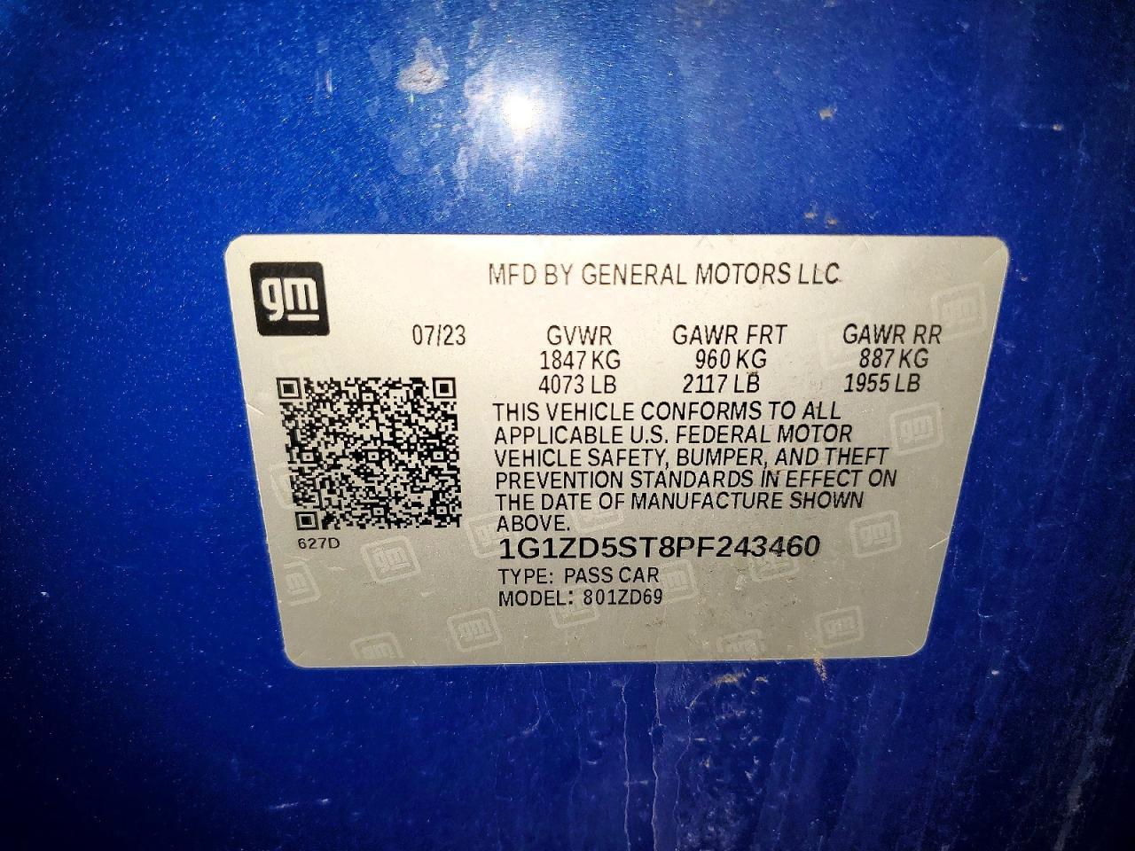 2023 Chevrolet Malibu lt