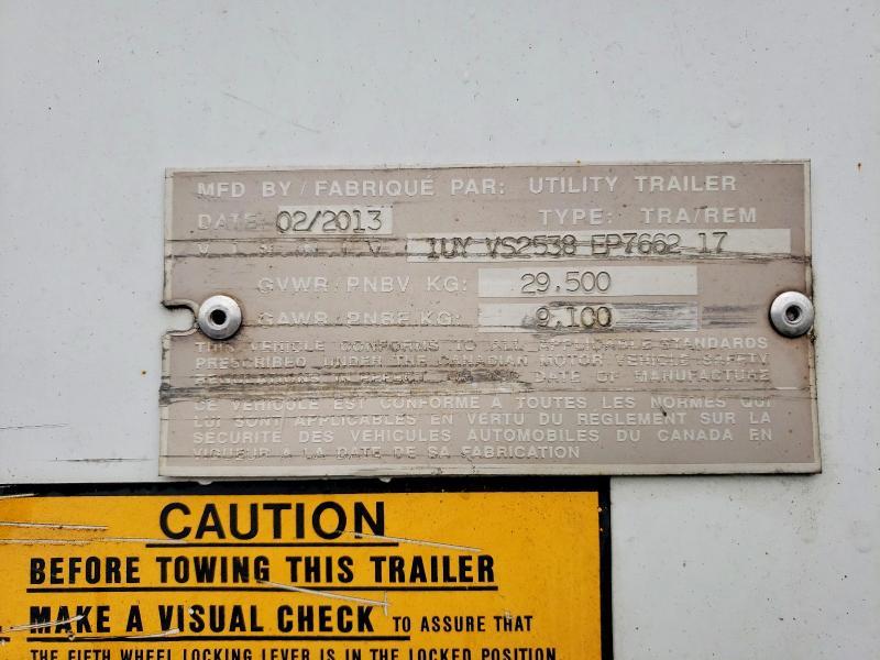 2014 Utlity DRY Van Trailer