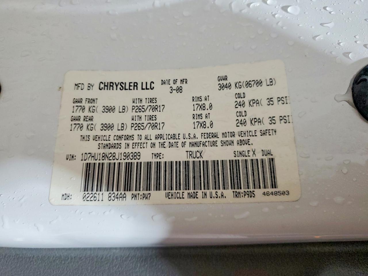 2008 Dodge RAM 1500 ST