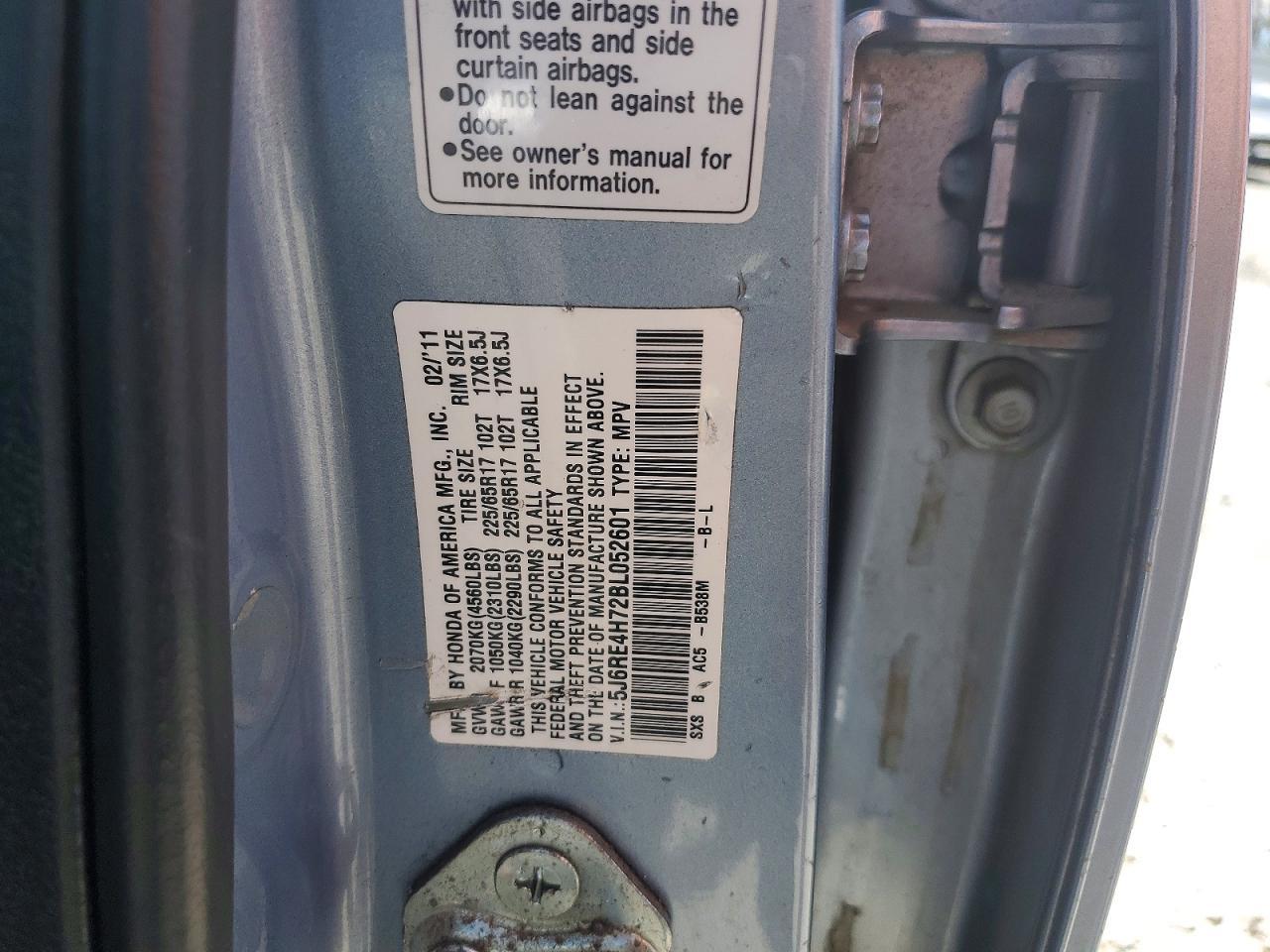 2011 Honda Cr-v exl