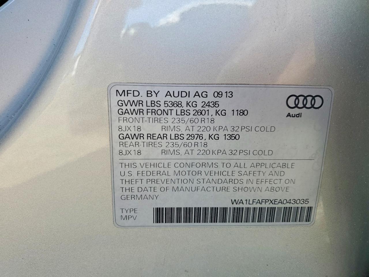 2014 Audi Q5 Premium Plus