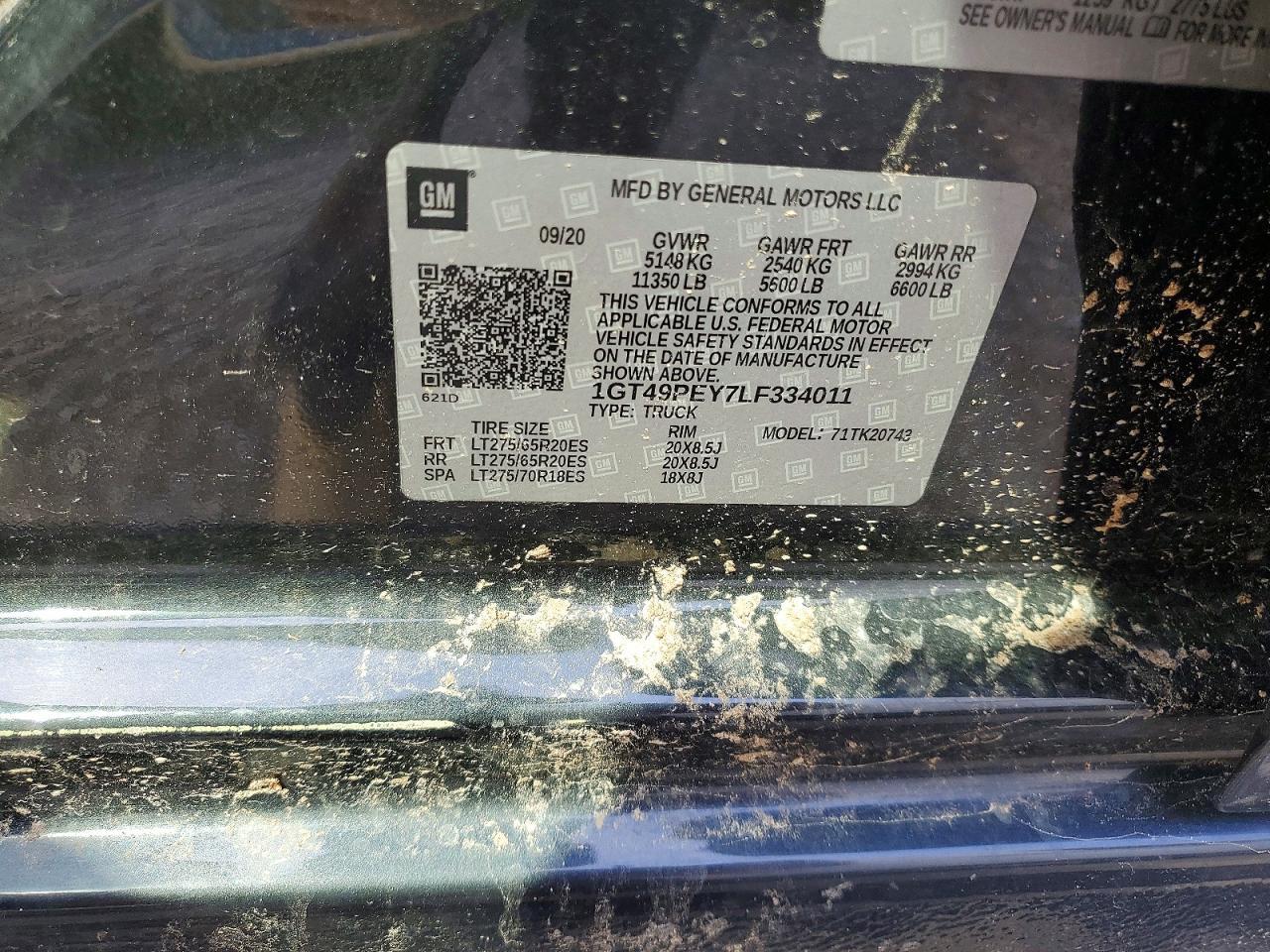 2020 GMC Sierra K2500 AT4