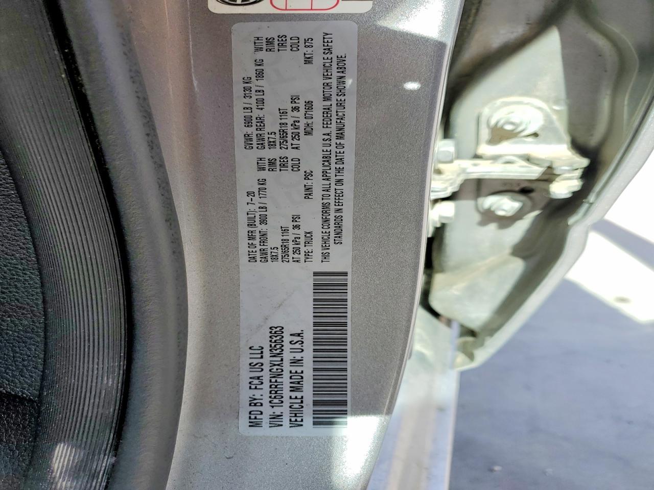 2020 Dodge RAM 1500 Tradesman