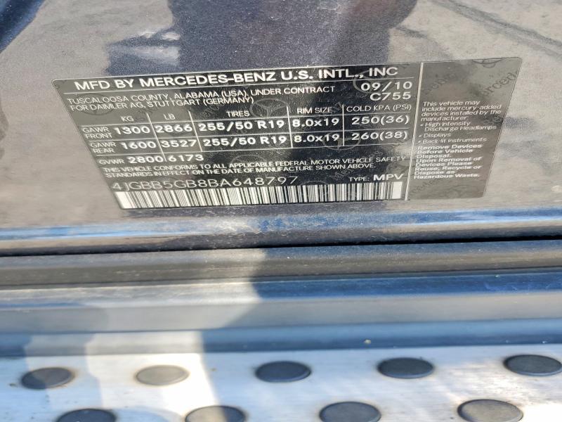 2011 Mercedes-Benz Ml 350