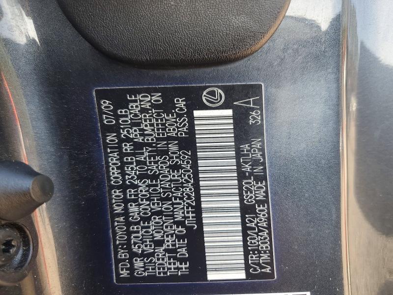 2010 Lexus Is 250c Base