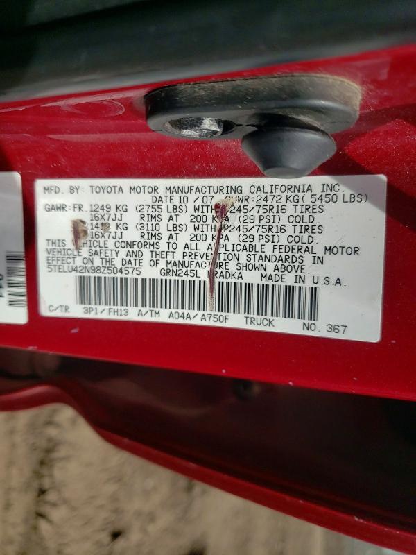 2008 Toyota Tacoma V6