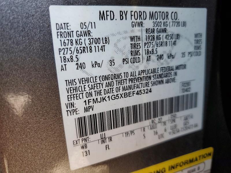 2011 Ford Expedition el xl