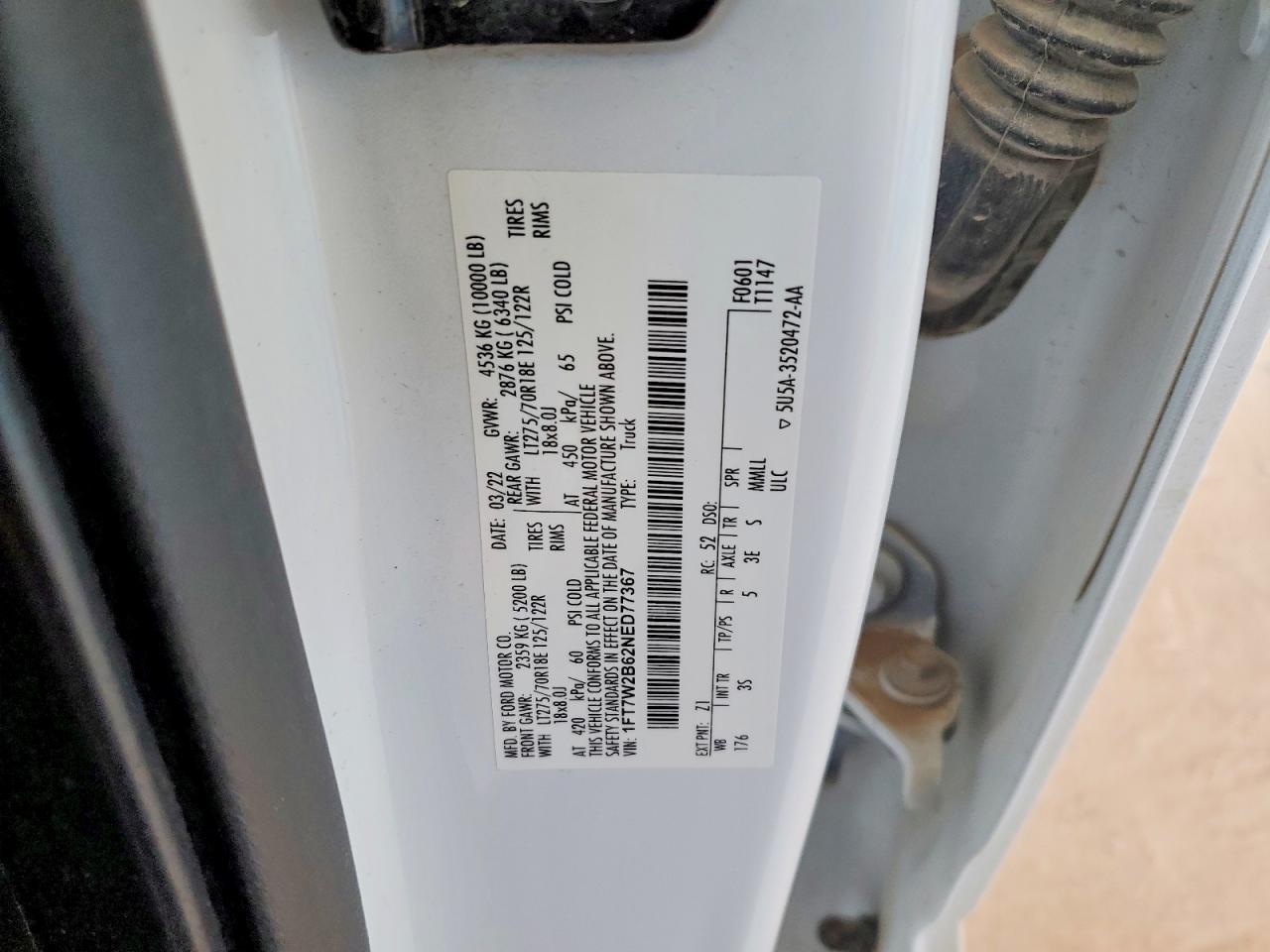 2022 Ford F250 Super Duty