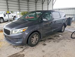 KIA Vehiculos salvage en venta: 2015 KIA Sedona lx