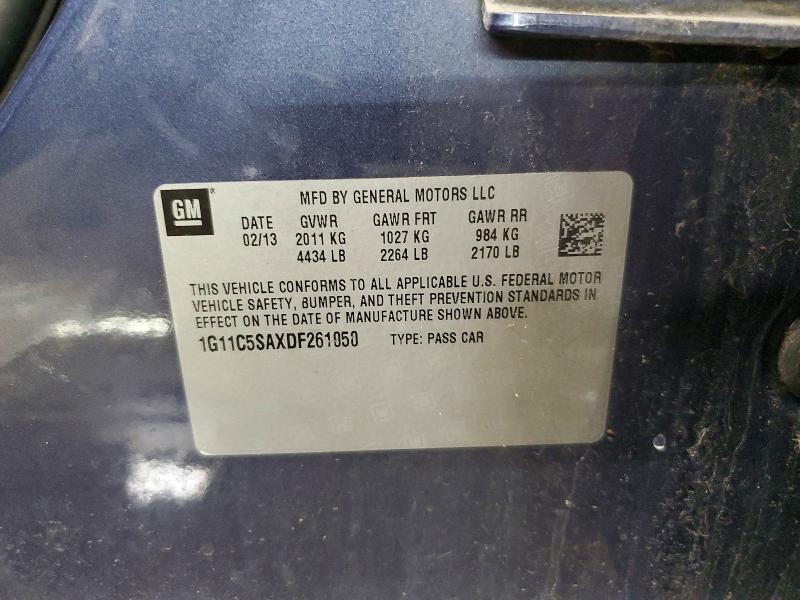 2013 Chevrolet Malibu 1LT