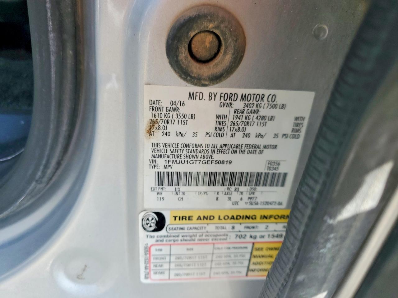 2016 Ford Expedition xl