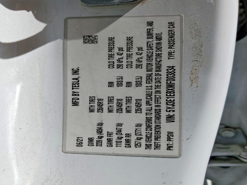2021 Tesla Model 3