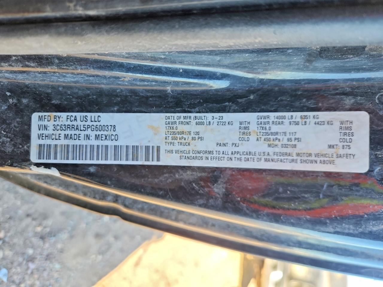 2023 Dodge RAM 3500 Tradesman