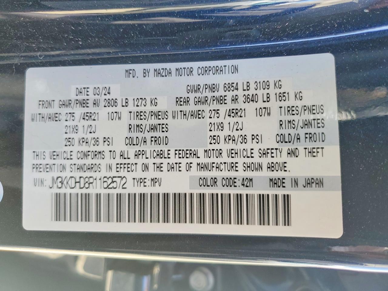 2024 Mazda Cx-90 Premium