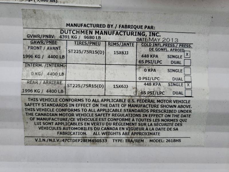 2014 Dutchmen Manufacturing Dutchmen Manufacturi